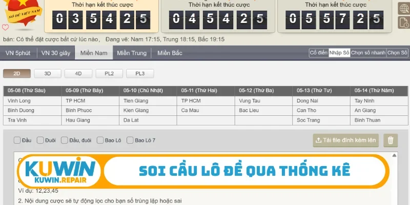 Soi cầu lô đề qua thống kê