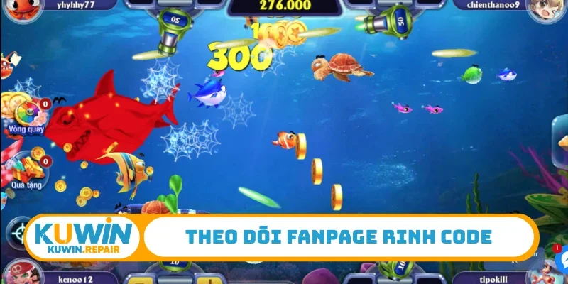 Theo dõi fanpage rinh code