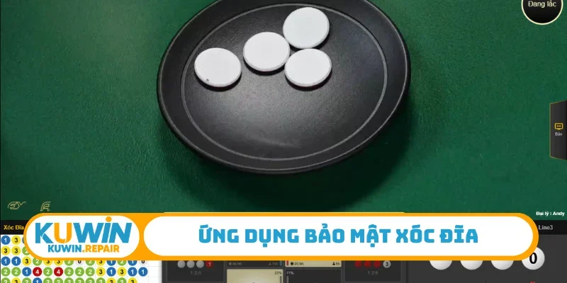 Ứng dụng bảo mật xóc đĩa
