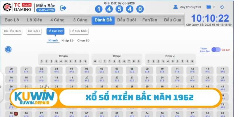 Xổ số miền Bắc năm 1962